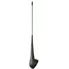 Antenna car phonocar 08065 a tetto 3 Basi acciaio - Colore nero - Elemento 1 - Stelo  cm. 27 Stainless - Inclinazione 0÷90°  - DIN -  n° 3 piedini - con cavo cm 230